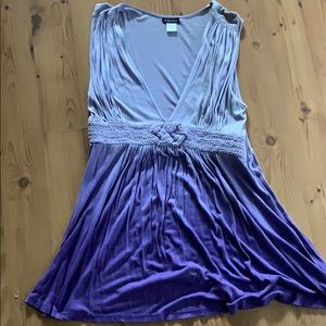 Venus purple ombré shirt. Never worn. Size large